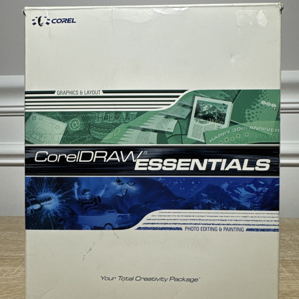 VTG‎ CorelDraw Graphics Suite 9 Academic PC Software CD-Rom - New W Autheticity
